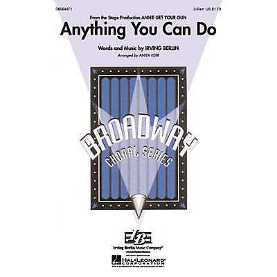 Hal Leonard Anything You Can Do 2-Part arranged by Anita Kerr