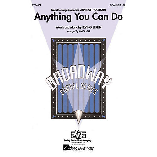 Hal Leonard Anything You Can Do 2-Part arranged by Anita Kerr