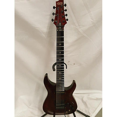 Schecter Guitar Research Apocalypse 7 String Solid Body Electric Guitar red reign