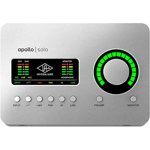 Universal Audio Apollo Solo Heritage Edition Thunderbolt 3 Audio Interface Condition 1 - Mint