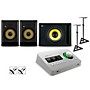 Universal Audio Apollo Solo Thunderbolt With KRK ROKIT G5 Studio Monitor Pair & S10 Subwoofer (Stands & Cables Included) - ROKIT 8