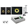 Universal Audio Apollo Solo Thunderbolt with KRK ROKIT G5 Studio Monitor Pair & S10 Subwoofer (Stands & Cables Included) ROKIT 5
