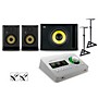 Universal Audio Apollo Solo USB With KRK ROKIT G5 Studio Monitor Pair & S10 Subwoofer (Stands & Cables Included) - ROKIT 5