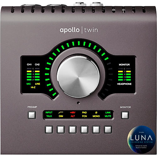 Apollo Twin MKII QUAD Thunderbolt Audio Interface