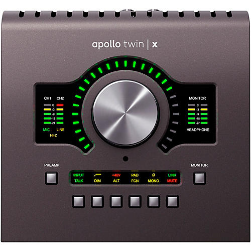 Universal Audio Apollo Twin X QUAD Heritage Edition Thunderbolt 3 Audio Interface Condition 1 - Mint