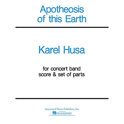Associated Apotheosis of This Earth (Score and Parts) Concert Band Level 4-5 Composed by Karel Husa