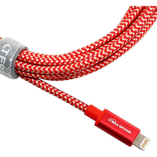Apple MFi Certified - Lightning to USB Braided Cable with Aluminum Housing