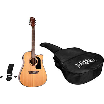 Washburn Apprentice Acoustic-Electric Guitar Pack