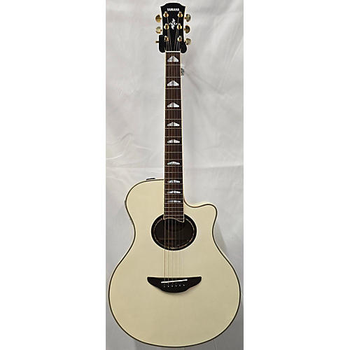 Yamaha Apx1000 Acoustic Electric Guitar Pearlescent White