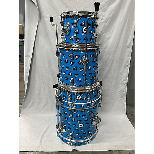 PDP by DW Aquabats Action Drums 4-Piece Shell Pack Cyan Blue Drum Kit CYAN BLUE