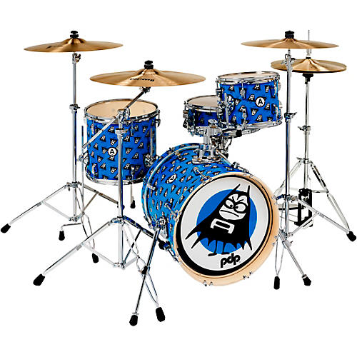 PDP Aquabats Action Drums 4-Piece Shell Pack Cyan Blue