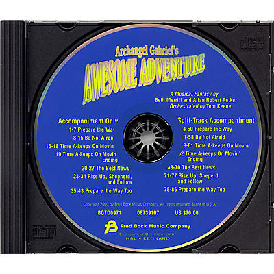 Fred Bock Music Archangel Gabriel's Awesome Adventure (Sacred Musical) CD ACCOMP composed by Allan Petker