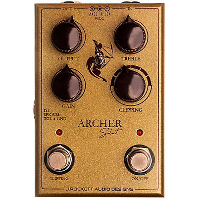 J.Rockett Audio Designs Archer Select Boost/Overdrive Effects Pedal