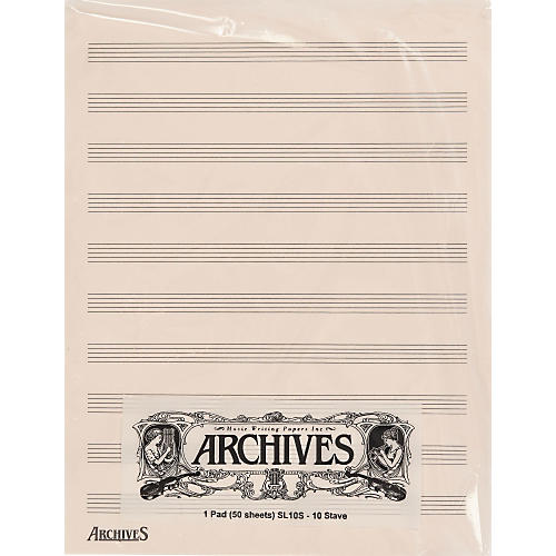 Archives 10 Stave 50 Sheet