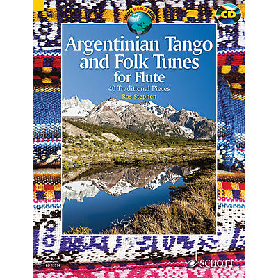 Schott Argentinian Tango and Folk Tunes for Flute Woodwind Series Softcover with CD Written by Ros Stephen