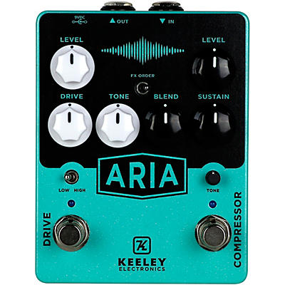 Keeley Aria Compressor Overdrive Effects Pedal