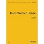 Schott Ariosi (Study Score) Schott Series Composed by Hans-Werner Henze