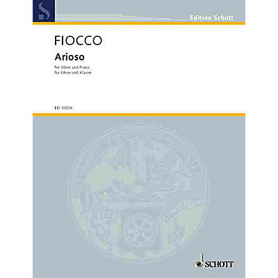Schott Arioso (Oboe with Piano Accompaniment) Schott Series