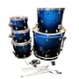 Used Mapex Armory Shell Pack Drum Kit Blue Sparkle