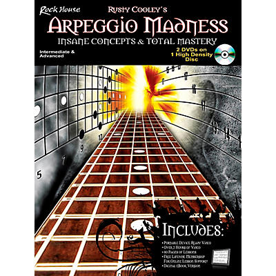 Rock House Arpeggio Madness - Insane Concepts & Total Mastery Book/DVD