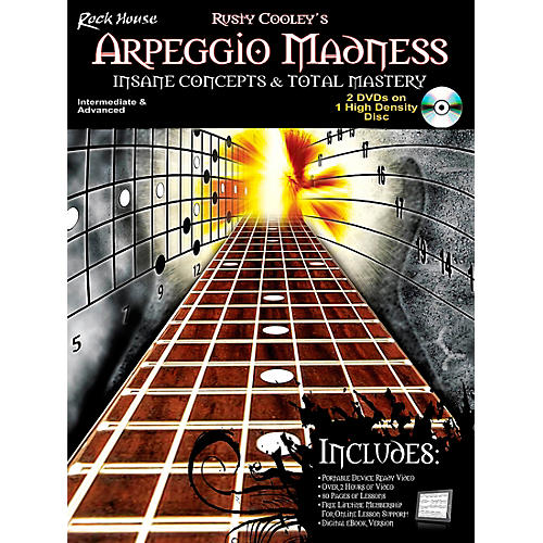 Rock House Arpeggio Madness - Insane Concepts & Total Mastery (Book/Downloadable Audio/Video Access)
