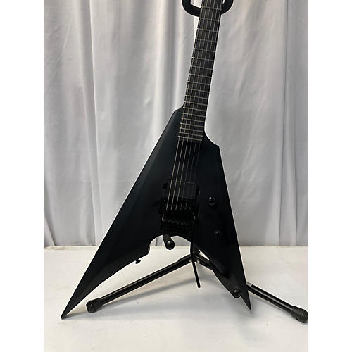 ESP Arrow Black Metal V Solid Body Electric Guitar Black