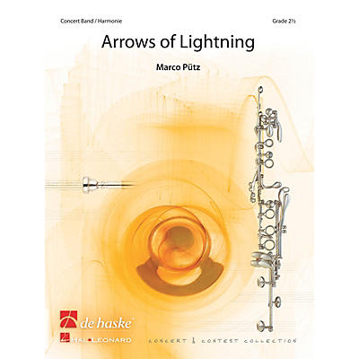 De Haske Music Arrows of Lightning Concert Band Level 2.5 Composed by Marco Pütz