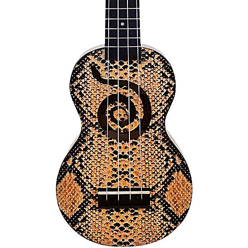 Mahalo Art II Soprano Ukulele With Bag Python Motif