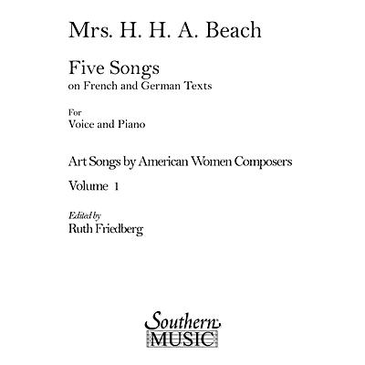 Southern Art Songs by American Women Composers Southern Music  by Amy Beach Edited by Ruth C. Friedberg