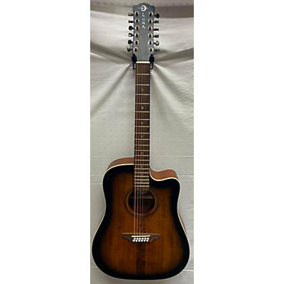 Luna Guitars Art V DCE 12 12 String Acoustic Electric Guitar