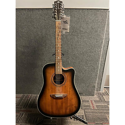Luna Guitars Art V Dce 12 String 12 String Acoustic Guitar