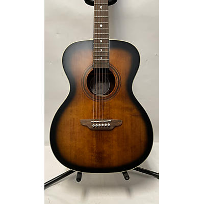 Luna Guitars Art V Folk Acoustic Guitar