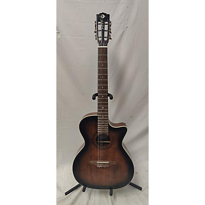 Luna Art Vintage Nylon Classical Acoustic Electric Guitar