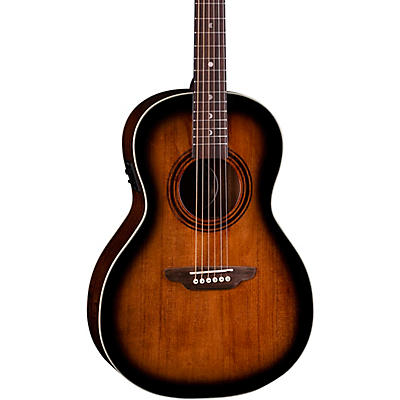 Luna Guitars Art Vintage Parlor Solid-Top Acoustic-Electric Guitar