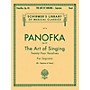 G. Schirmer Art of Singing (24 Vocalises), Op.81 for Soprano, Mezzo-Soprano or Tenor Voice by Panofka H P