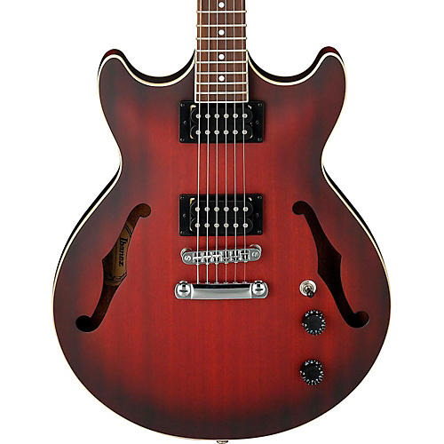 Ibanez Artcore AM53 Semi-Hollow Electric Guitar Flat Sunset Red