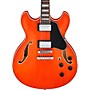 Ibanez Artcore AS73 Semi-Hollow Electric Guitar Transparent Tangerine Flat