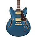Ibanez Artcore AS73G Semi-Hollow Electric Guitar - Moonstone Silver FlatPrussian Blue Metallic