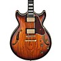 Ibanez Artcore Expressionist AM93QA Semi-Hollow Electric Guitar - Vintage Violin High Gloss