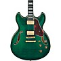 Ibanez Artcore Expressionist AS93FM Electric Guitar Transparent Moss Green