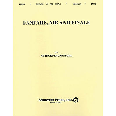 Hal Leonard Arthur Frackenpohl: Fanfare, Air And Finale Saxophone