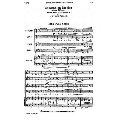 Music Sales Arthur Wills: Communion Service (Missa Eliensis) SATB
