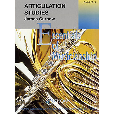 Curnow Music Articulation Studies (Grade 2 to 4 - Score Only) Concert Band Level 2-4 Composed by James Curnow