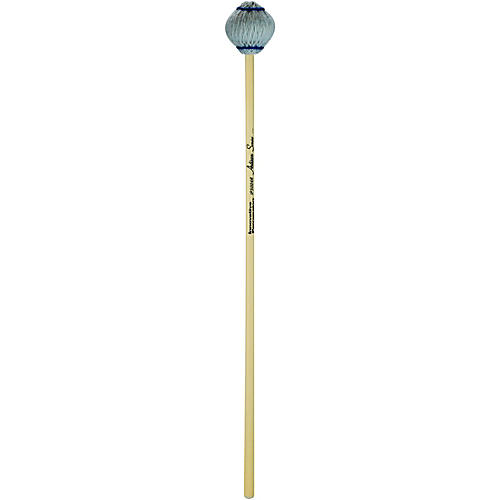 Innovative Percussion Artisan Series Rattan Handle Marimba Mallets Medium Hard Light Gray Yarn