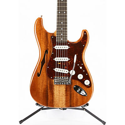 Fender Custom Shop Artisan Stratocaster Thinline Roasted Ash Body With Flame Koa Top Electric Guitar