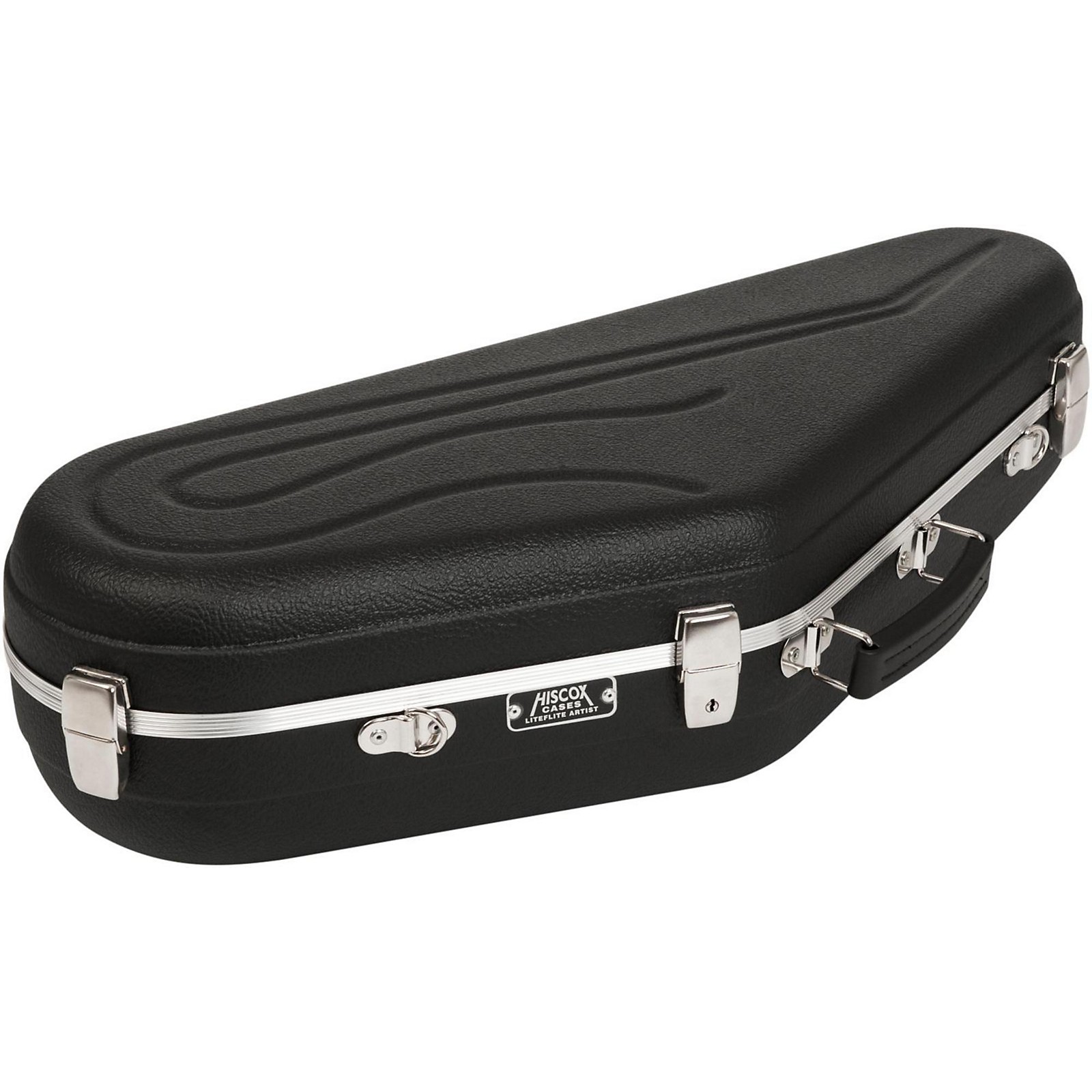 Hiscox Cases Artist Series Alto Saxophone Case Black Shell, Silver