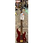 Used Samick Artist Series Electric Bass Guitar Wine Red