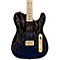Artist Series James Burton Telecaster Electric Guitar Level 2 Blue Paisley Flames 888365723440