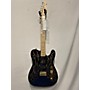 Used Fender Artist Series James Burton Telecaster Solid Body Electric Guitar Blue Ghost Flames