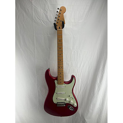 Fender Artist Series Jimmie Vaughan Tex-Mex Stratocaster Solid Body Electric Guitar Candy Apple Red